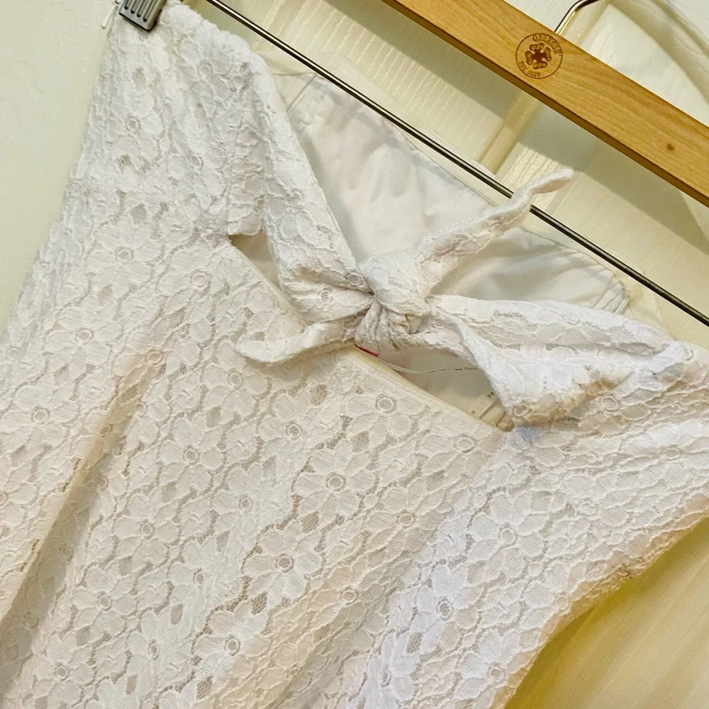 EUC Lilly Pulitzer Resort White Franco Strapless Empire Waist Dress - Picture 10 of 17